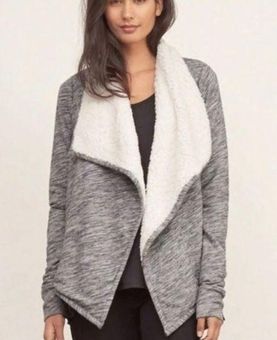 Abercrombie sherpa shop open front cardigan