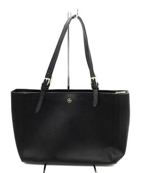 TORY BURCH York Black Leather Tote Small Bag