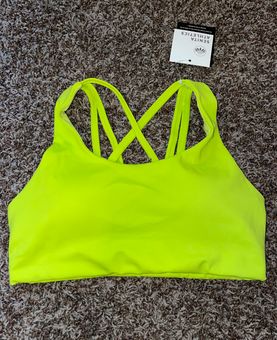 Senita Athletics Padded Sports Bra Yellow - $15 New With Tags