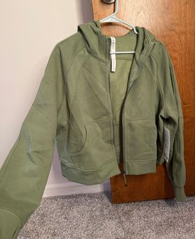 Scuba Oversized Full Zip Hoodie, Army Green