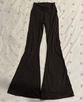 Aerie High Waisted Ruched Flare Leggings Size M - $20 - From Kayli