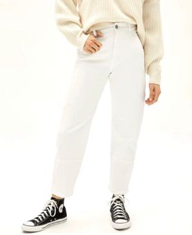 Everlane the utility barrel pant in bone white Size 16 - $60 New With Tags  - From Annie