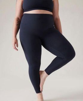 Athleta Ultra High-Rise Elation Tight Leggings Navy Size 1X - $31