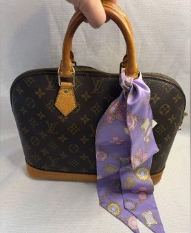 Coach NWT Lilac/Purple Purse Scarf w/Jewelry Design & Monogram Reversible -  $90 New With Tags - From Olivia