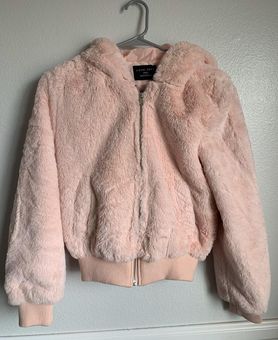 Love Tree Pink Fluffy Jacket 15 57 Off Retail From Paris