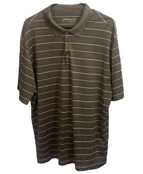 Nike, Shirts, Brown Stripe Nike Polo