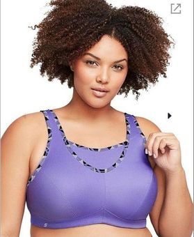 Glamorise Full Figure Plus Size No-Bounce Camisole Sports Bra Wirefree