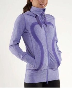 Lululemon In Stride Purple Jacket Size 4 EXCELLENT condition