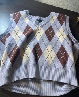 Haute Monde sweater vest purple Size XL 