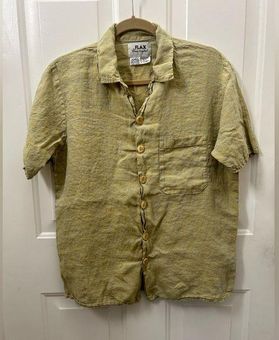 Flax By Jeanne Engelhart Short Sleeve Button Down Size XS - $20 - From  Ashley