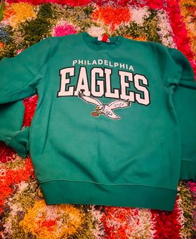 eagles sweatshirt mitchell and ness