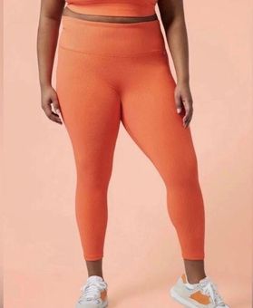 Athleta X ALICIA KEYS Elation Tight Leggings 3X Jewel Orange Ribbed  Athletic - $51 New With Tags - From Stephanie