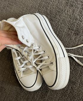 Converse White Platform Size 5 - $45 (40% Off Retail) - From Lexy