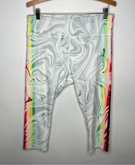 FILA sport rainbow capri leggings size XL - $21 - From Nifty