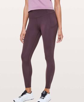 Lululemon Fast & Free 7/8 Tight II *Nulux 25 Arctic Plum Purple Size 0 -  $56 (56% Off Retail) - From Sherry