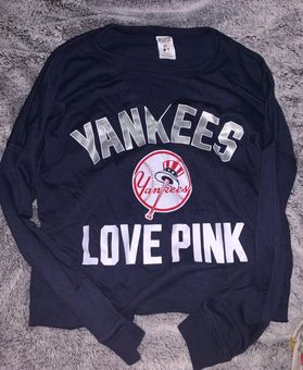 pink yankees shirt victoria's secret