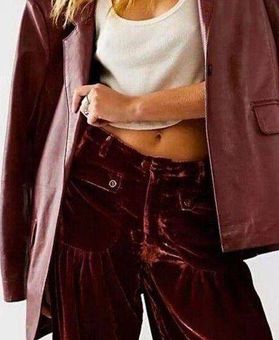 Free People Lotus Velvet Pants Size 31