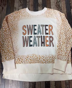 Sweater Weather Bleached Sweatshirt Multiple Size 3X - $35 - From Terressa