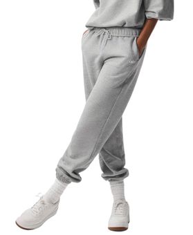 Alo Yoga Accolade Sweatpant Athletic Heather Grey L Gray Size L