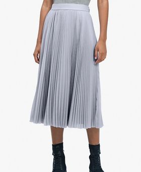 Kate spade silver clearance pleated skirt