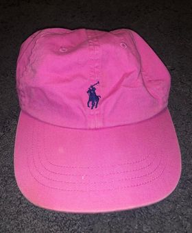 light pink polo hat