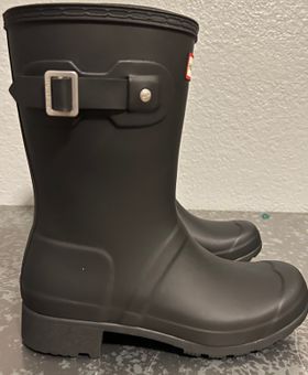 Hunter Original Tour Short Rain Boots Black Size 7 - $113 (29% Off
