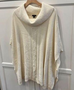 Talbots Cable Knit Poncho