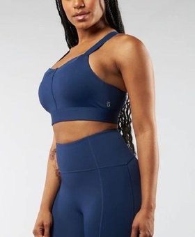 Buffbunny Under Pressure Sports Bra Midnight Navy Size Small - $33