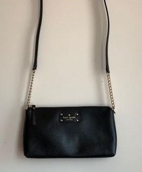 Kate Spade Rectangular Black Purse With Gold Chain Strap - $80 (33% Off  Retail) - From Emily