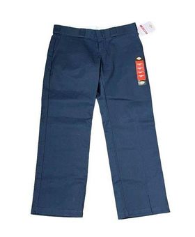 Dickies 774 Original Work Pants Size 6P Petite Navy Blue Womens