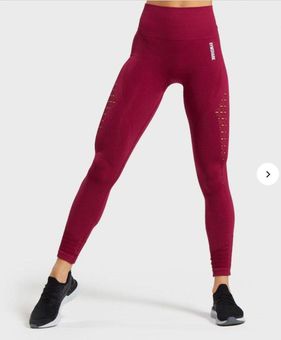 Gymshark Energy Seamless High Waisted Legging Red Size XS - $27 (50% Off  Retail) - From maeve