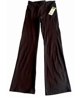 Gaiam Leggings Womens Medium Yoga Pants Black Flare Stretch Waist Pull On  Size 8 - $22 New With Tags - From Kaliq