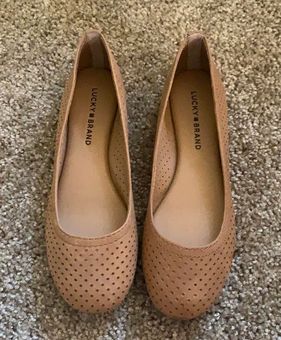 Lucky brand shop perforated flats