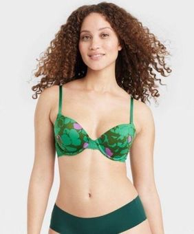 Auden, Intimates & Sleepwear, Nwt Auden Green Floral Bra