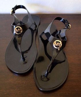 Michael kors jelly thong on sale sandals