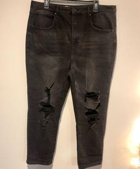 No Boundaries, Jeans, No Boundaries Juniors Black Super High Rise Mom  Distressed Denim Jeans New 3