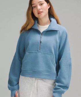 Lululemon Oversized Scuba Half-Zip Blue Size M - $72 (38% Off Retail) -  From Alexa