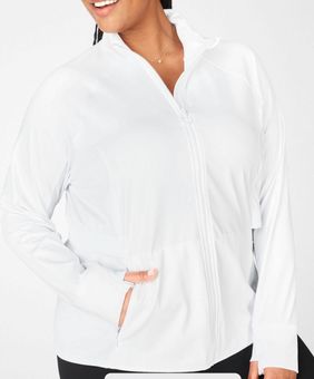 Fabletics Fabletic Trinity Cold Weather Performance Jacket Size XXL White -  $30 (70% Off Retail) - From Irma