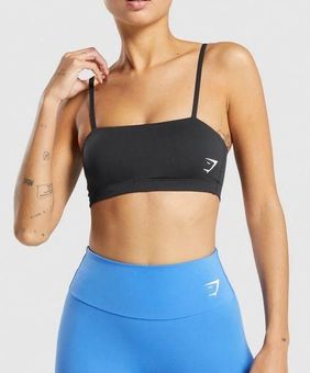 Gymshark Bandeau Sport Bra New Black - $34 New With Tags - From Anna