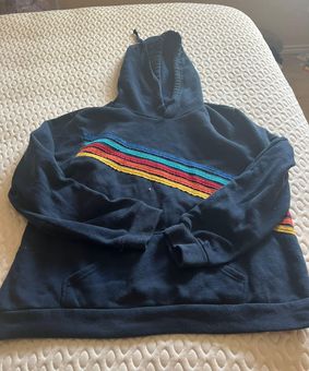 No Boundaries rainbow hoodie Blue Size L - $12 - From ilanna