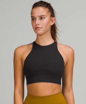 Lululemon Strong Lines Bra Medium Support, B/C Cup Black 6 - $39 - From  Marta