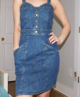 Japna Denim Dress Blue - $10 (50% Off ...