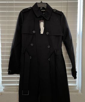 Antonio Melani Black Trench Coat 50 72 Off Retail New With