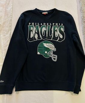 Mitchell & Ness Eagles Crew Neck Sweatshirt Black Size L - $50 (44% Off  Retail) - From Siobhan
