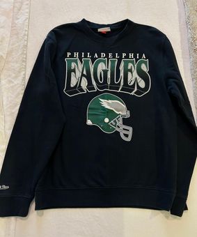 mitchell and ness eagles crewneck