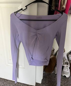 Brandy Melville, Tops, Brandy Melville Purple Charlize Top