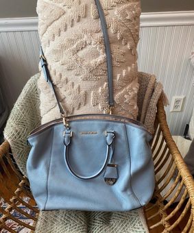 Michael Kors Baby Blue Pebbled Bag (77% Off Retail) - From Megan