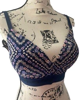 Victoria's Secret Pink floral print wear everywhere wireless lightly lined  bra Size 38 E / DD - $20 - From Krista