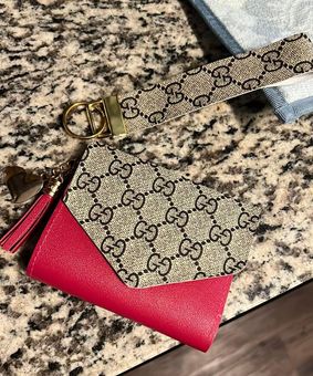 Upcycled Designer Wallet & Keychain Gold - $45 New With Tags - From  KadesKustoms