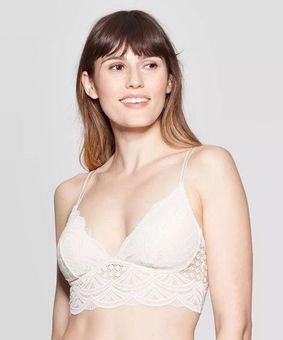 Auden Long Line Lace Bralette Size Large - $15 - From Bree